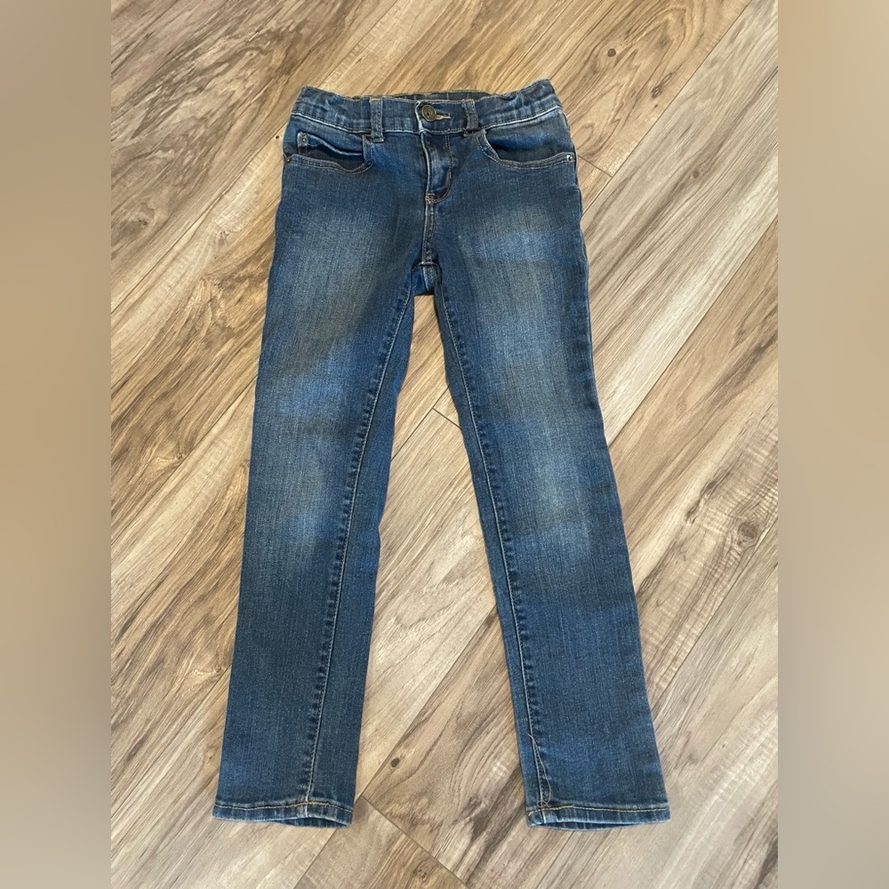 LIKE NEW: Skinny Jeans with adjustable waist; Size 7
